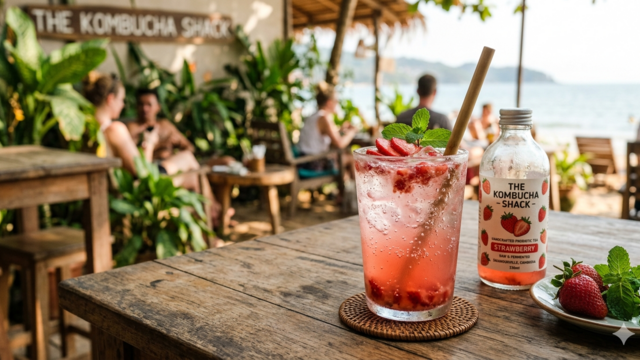 Cara Membuat Kombucha Stroberi: Minuman Probiotik Alami